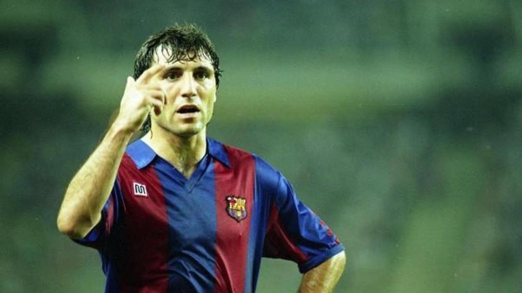 Hristo Stoichkov. Foto: fcbarcelona.es