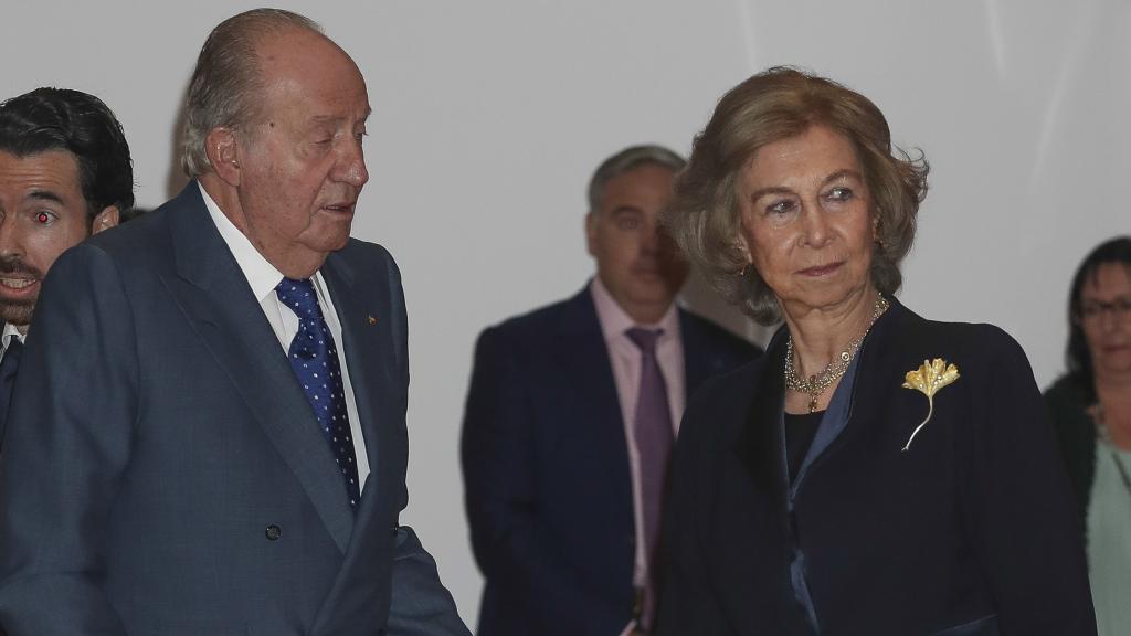 Los reyes eméritos en el evento de este martes.