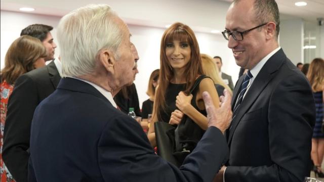 Onur Genç en una celebración por el Día de la República en Turquía.