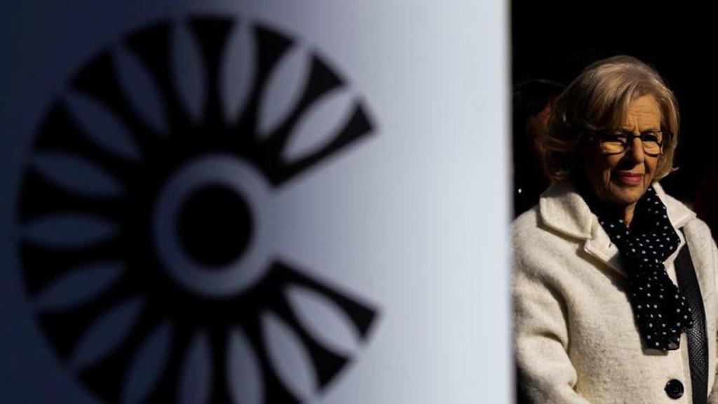 La alcaldesa de Madrid, Manuela Carmena , asiste a un acto de arranque de Madrid Central.