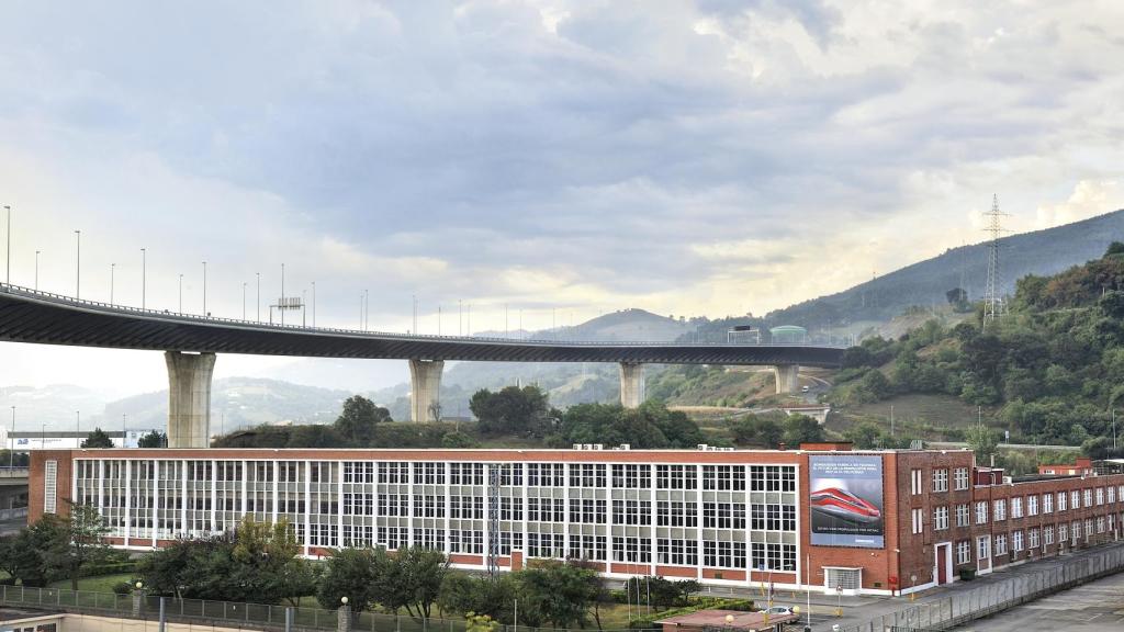 La planta de vizcaína de Bombardier situada en Trápaga.