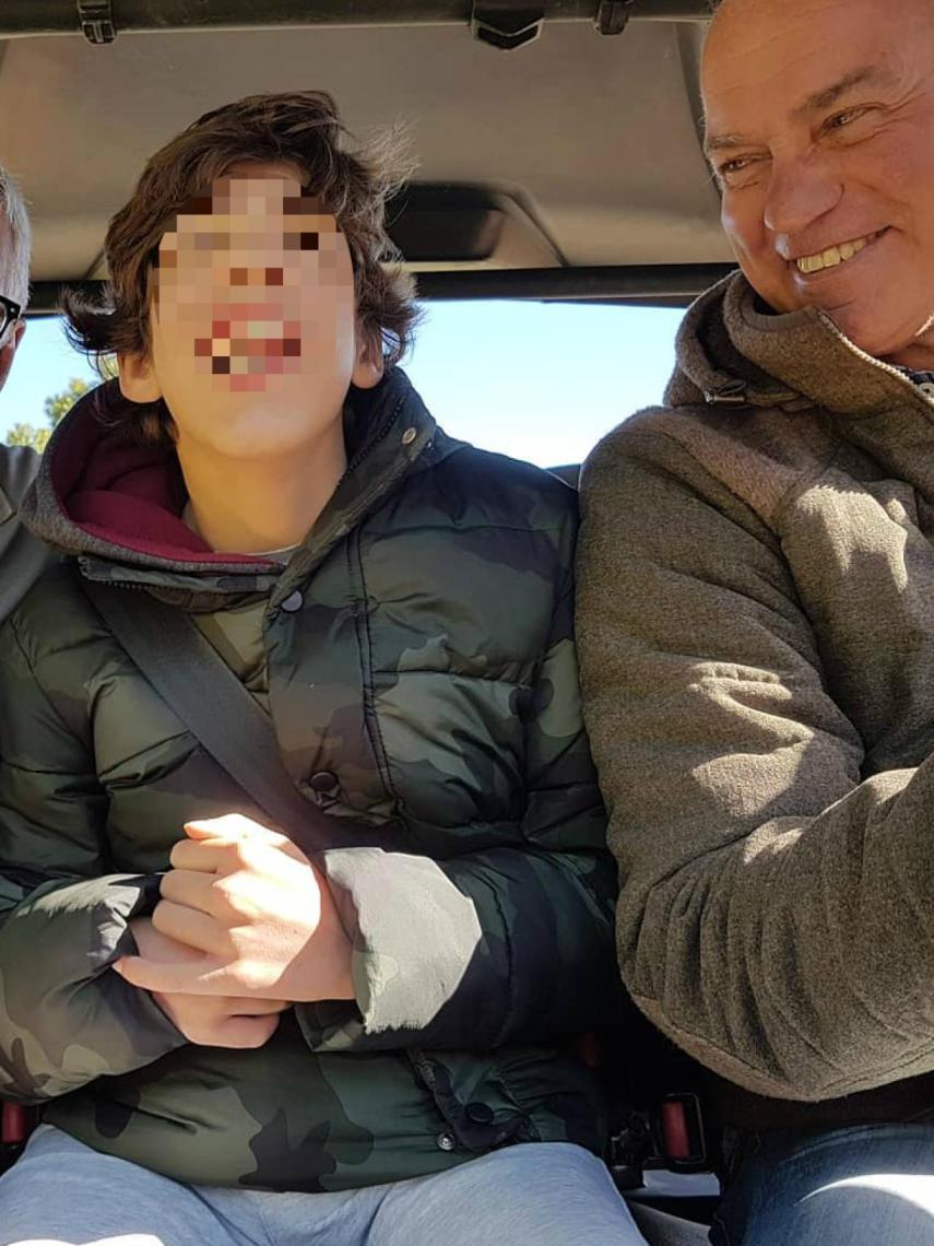 Kike y Bertín, divirtiéndose.