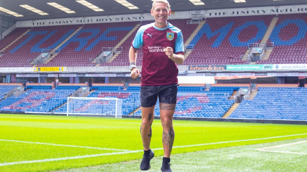 Scott Cunliffe, aficionado del Burnley. Foto: www.burnleyfccommunity.org