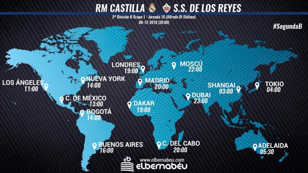 Horario Castilla - San Sebastián de los Reyes