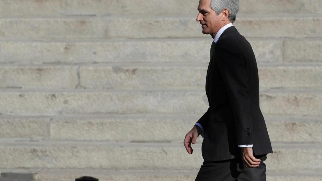 Adolfo Suárez Illana, a su llegada al acto del 40 aniversario de la Constitución.