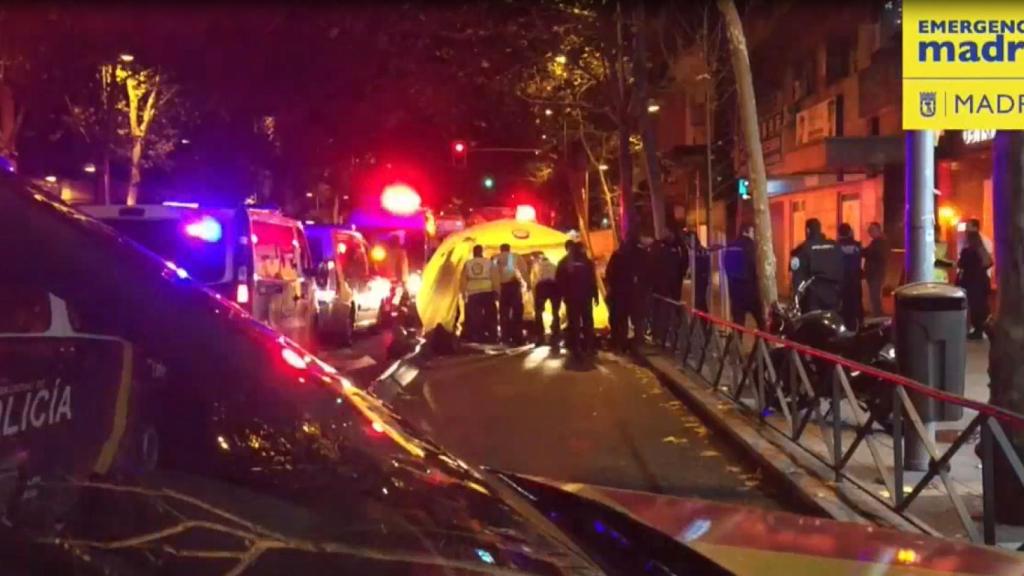 Muere un motorista de 29 años en el centro de Madrid