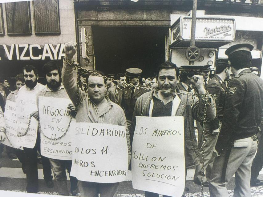 Los encierros mineros eran una medida de presión en las negociaciones de las condiciones laborales