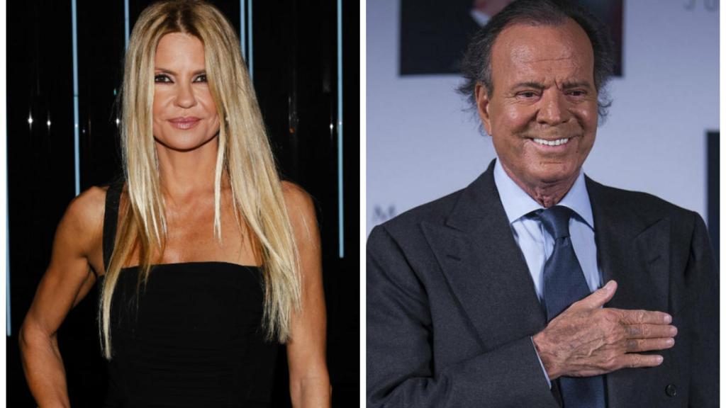 Makoke y Julio Iglesias en un montaje JALEOS.