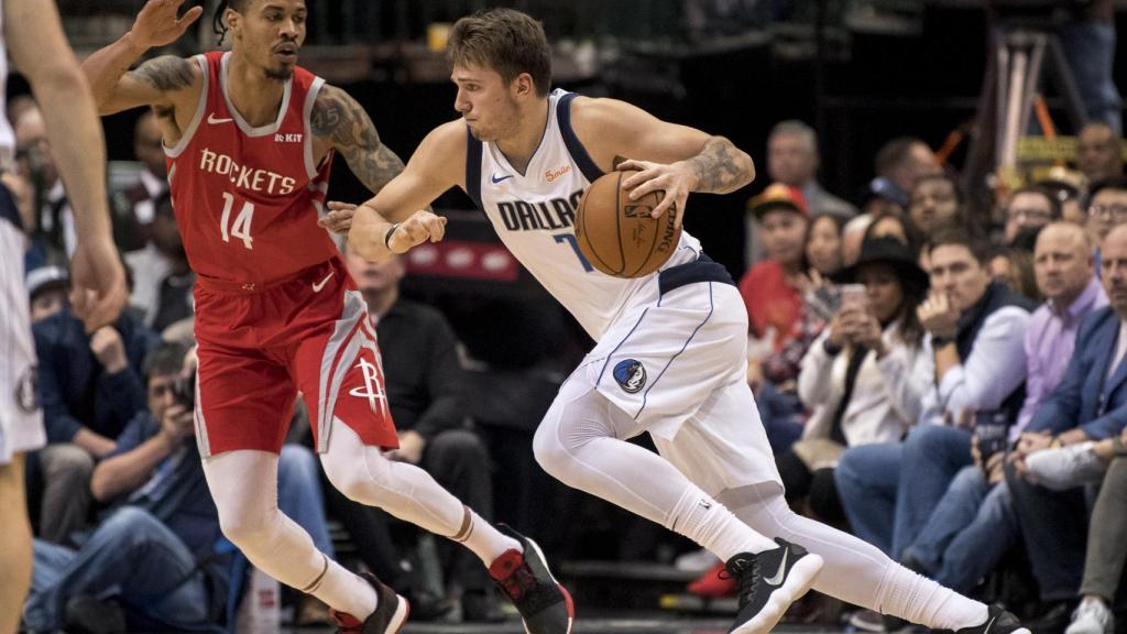 Luka Doncic, frente a Houston Rockets