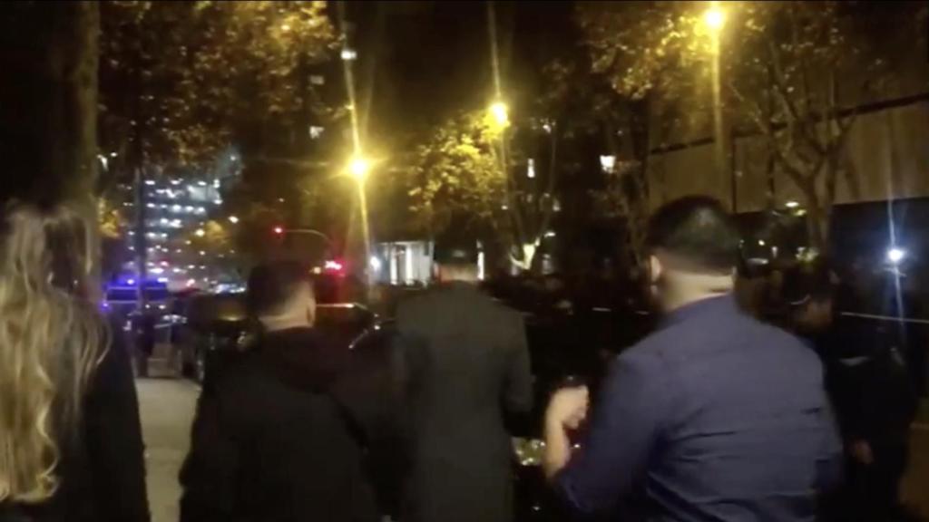 Jame Rodriguez, llegando al Santiago Bernabéu