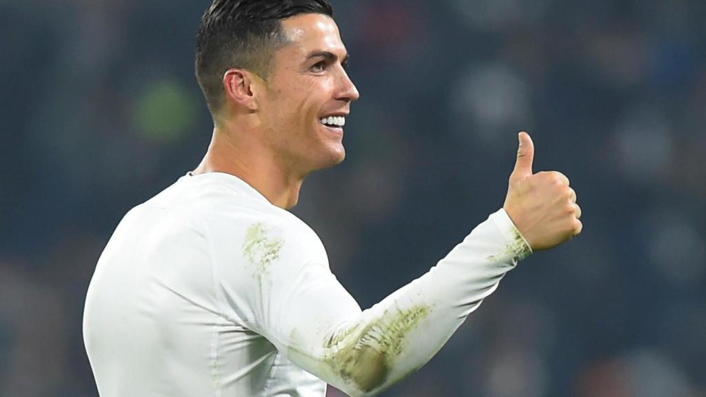 Cristiano Ronaldo en su enfrentamiento ante el Inter de Milán