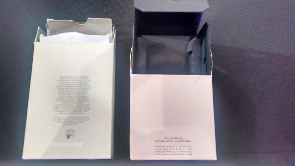 A la izquierda, el verdadero; a la derecha, el falso.