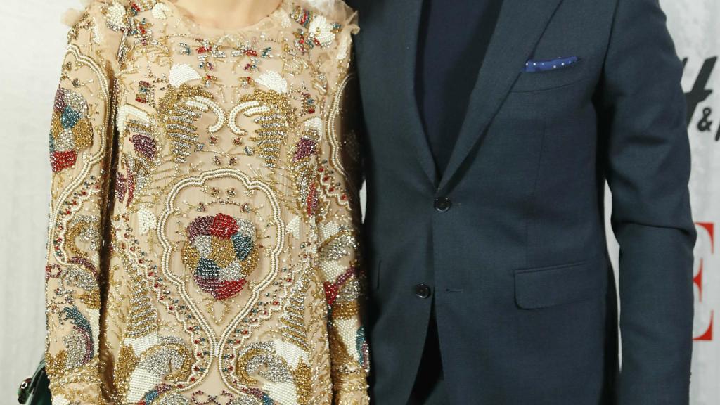 Manuel Díaz junto a su mujer en el último evento.