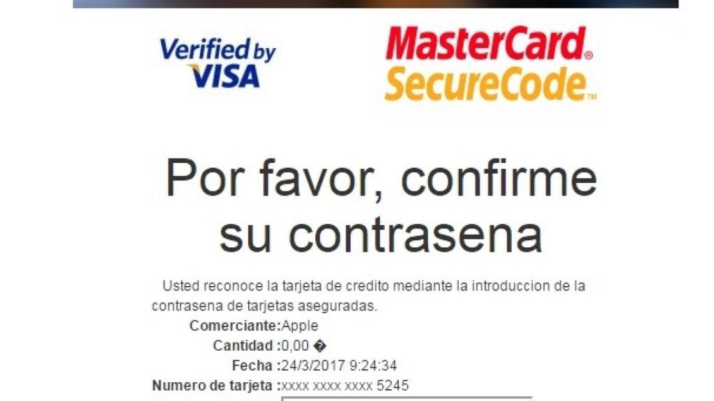 Los delincuentes piden al usuario datos personales y bancarios