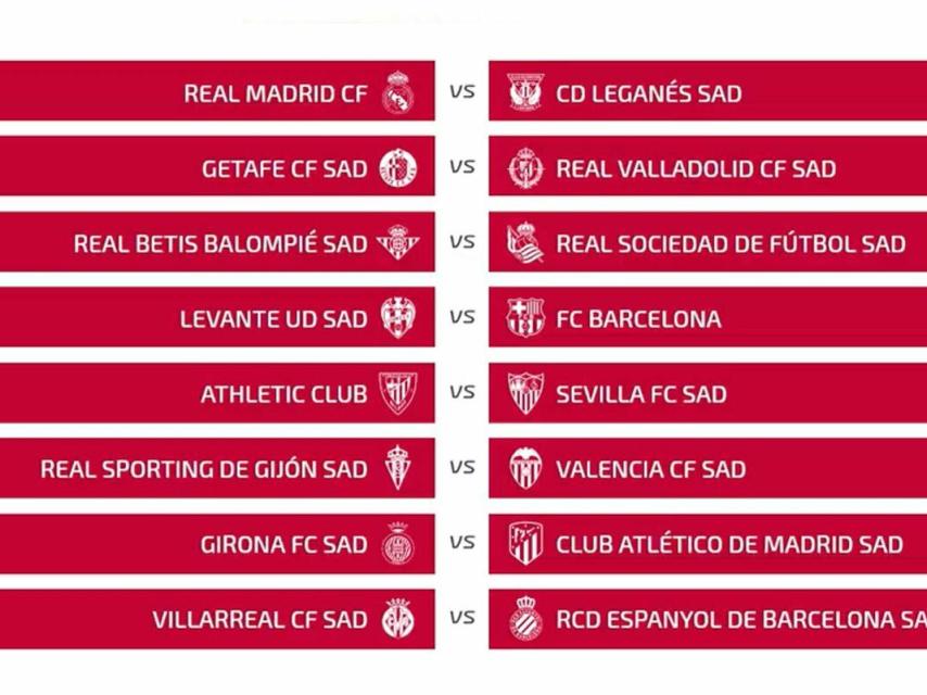 Octavos de final de la Copa del Rey
