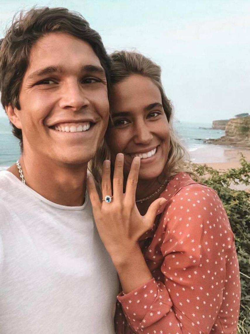 Pablo Castellano y María Pombo, comprometidos.