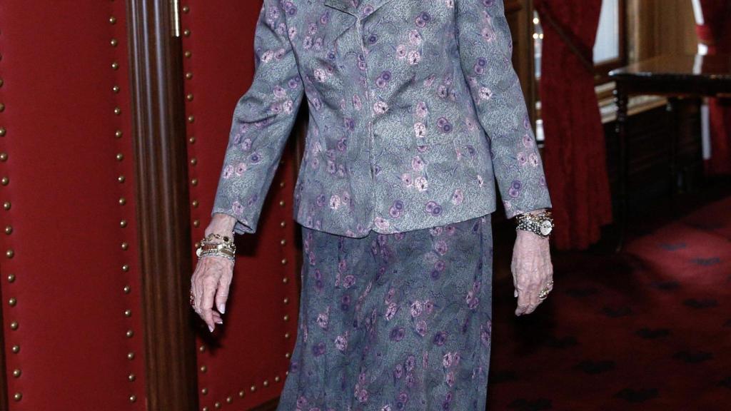 La reina Sofía durante la gala de entrega de los premios.