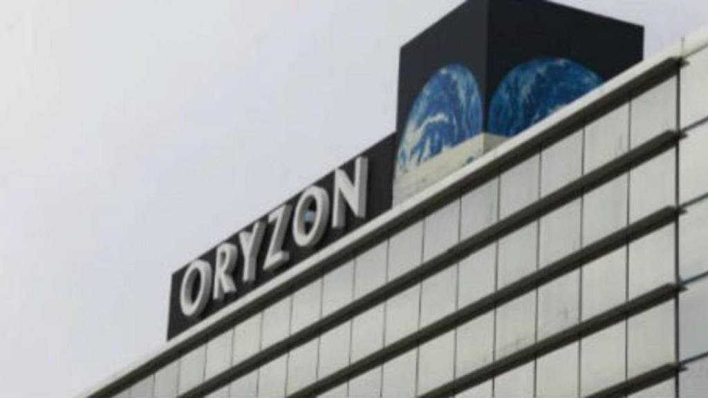 Rótulo en las instalaciones de Oryzon Genomics.