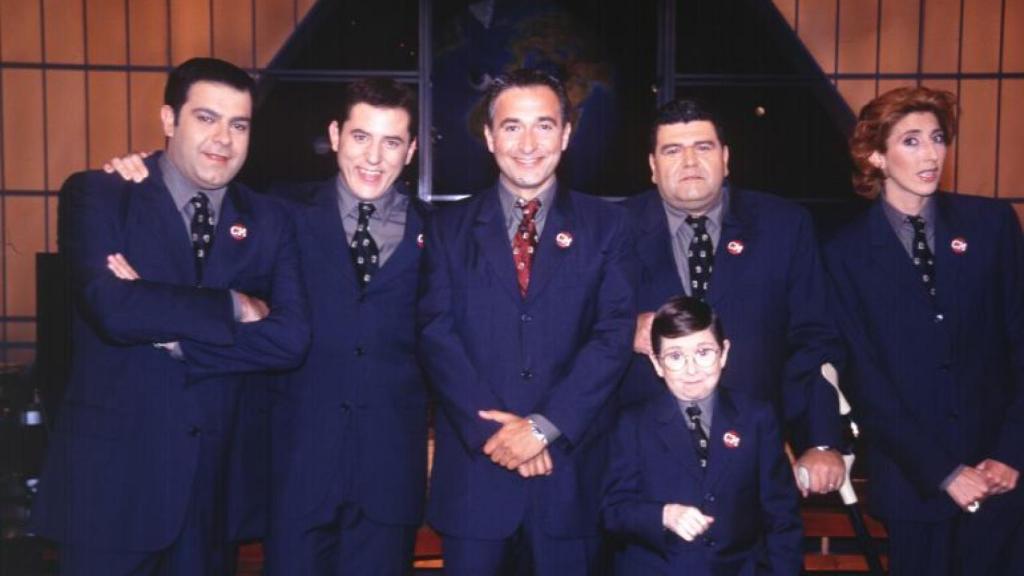 Galindo junto a Sardà, Paz Padilla, Manel Fuentes y Mariano Mariano, entre otros.