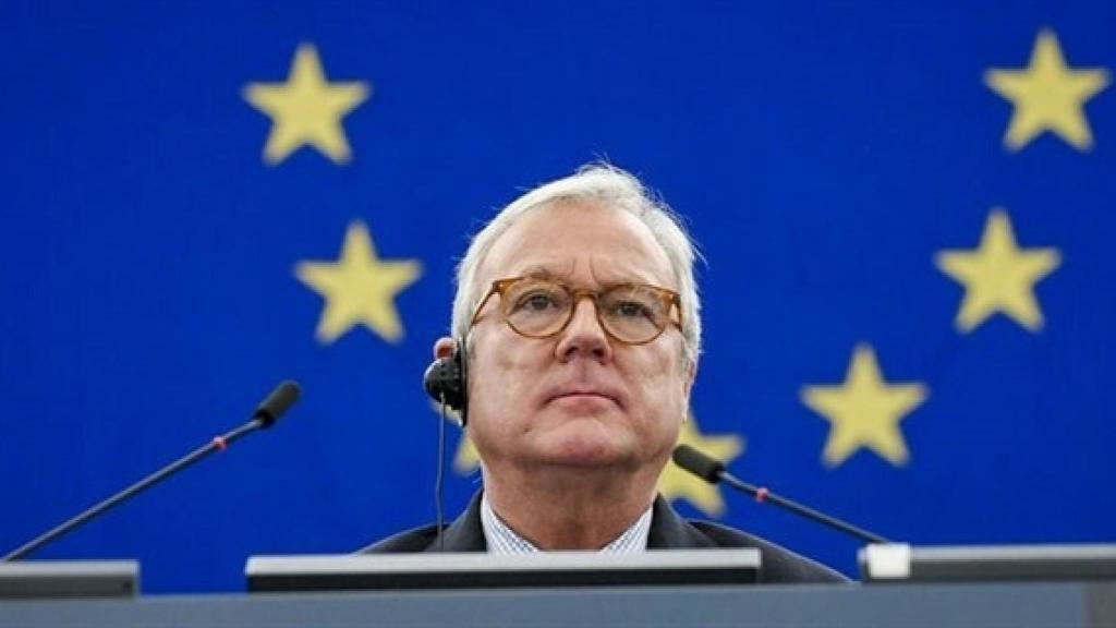 Valcárcel, presidiendo el Pleno de la Eurocámara.