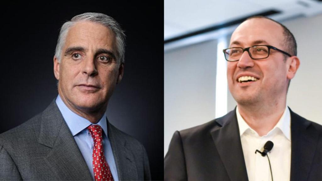 Andrea Orcel y Onur Genç.