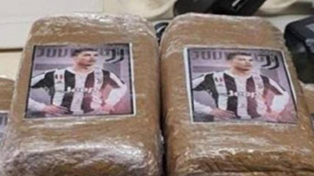 La imagen de Cristiano Ronaldo en bolsas de cannabis