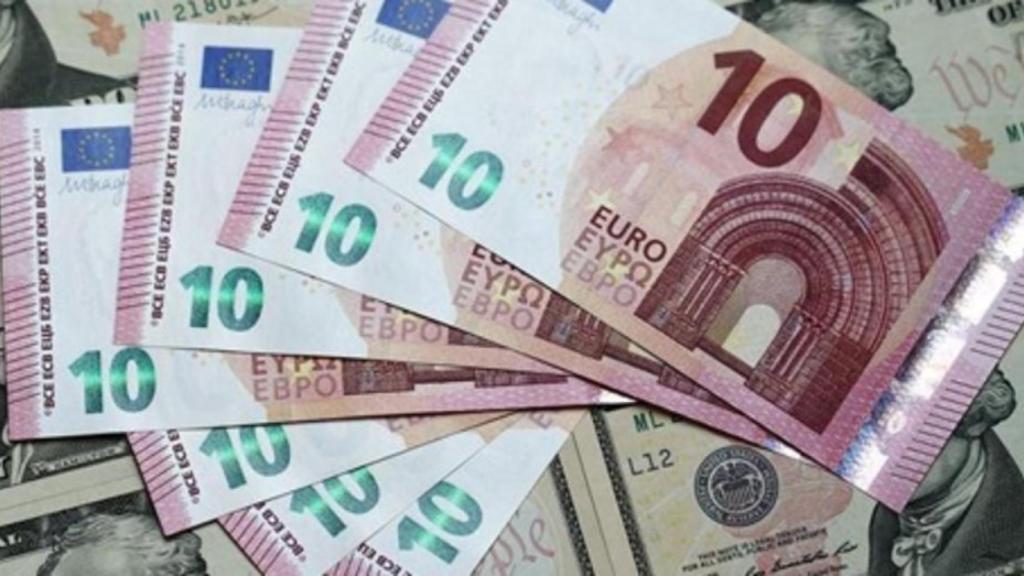 Billetes de euro.