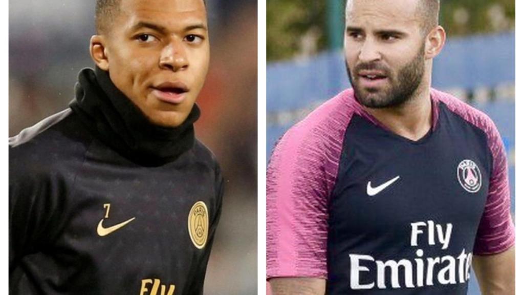Jesé Rodríguez y Kylian Mbappe