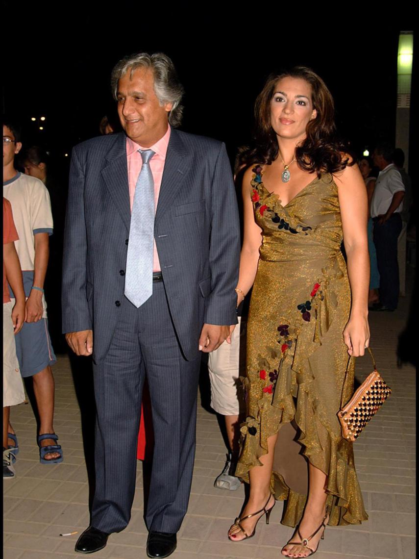 Chiquetete y Raquel, en 2001.