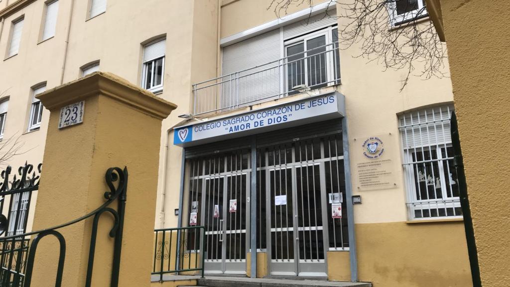 El colegio Amor de Dios, donde Laura Luelmo estudió hasta los 16 años