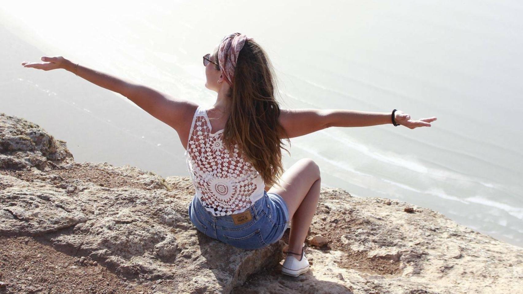 Laura Luelmo en una imagen en la playa