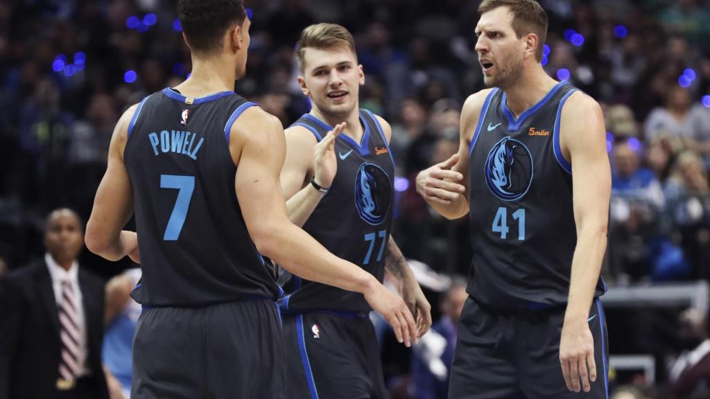 Powell, Doncic y Nowitzki