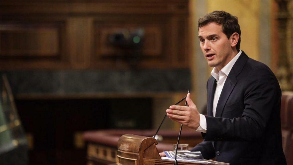 Rivera, durante una intervención en el Congreso.