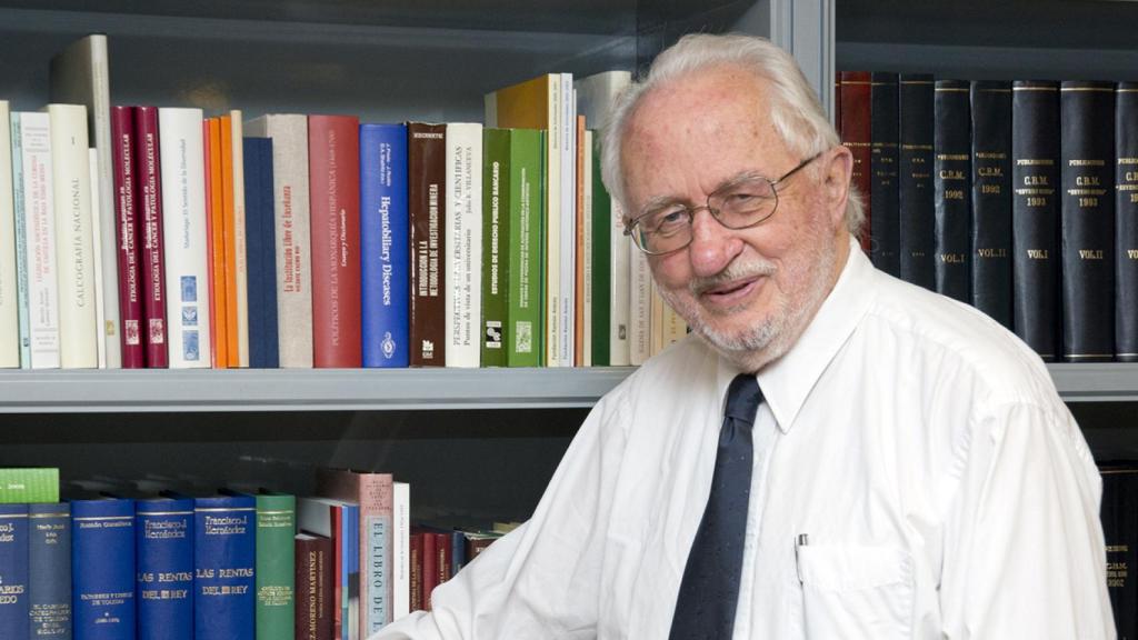 Josef Michl, antes de su charla en la Fundación Areces sobre energías renovables y cambio climático.