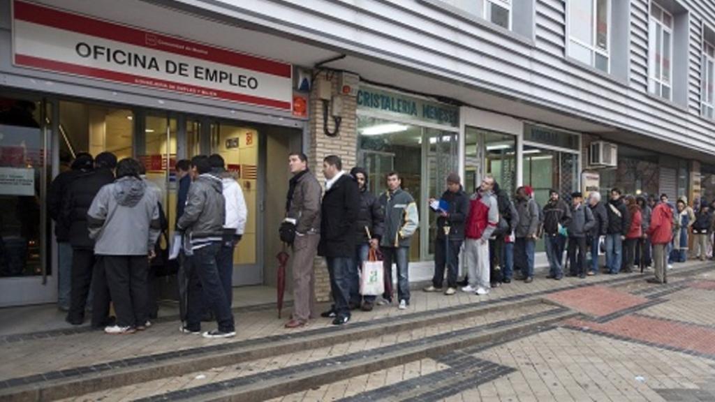 Una oficina de empleo, en Madrid.