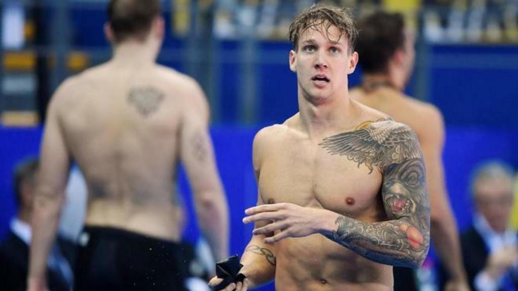 Caeleb Dressel, durante una competición
