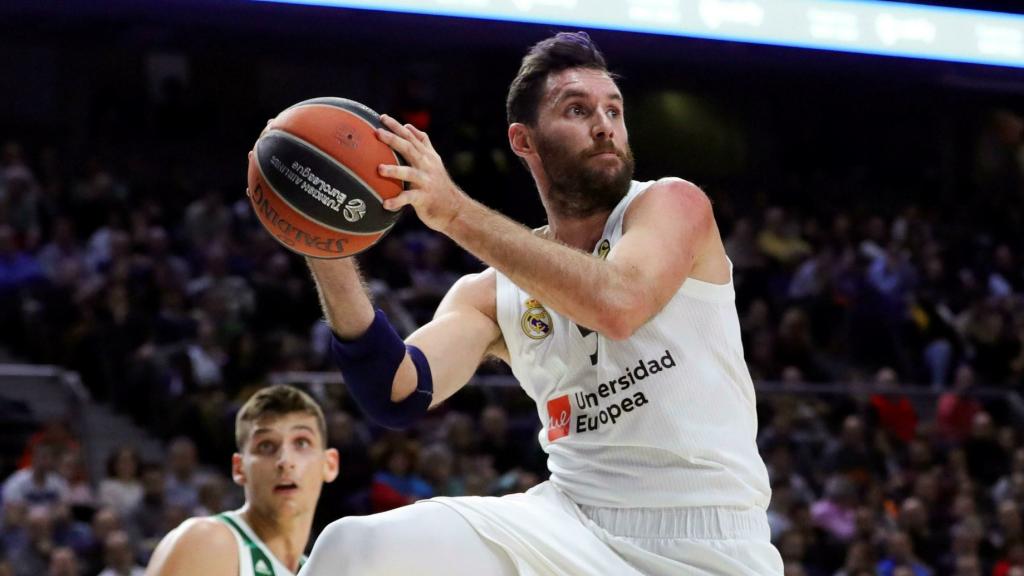Rudy Fernández en el partido contra Panathinaikos