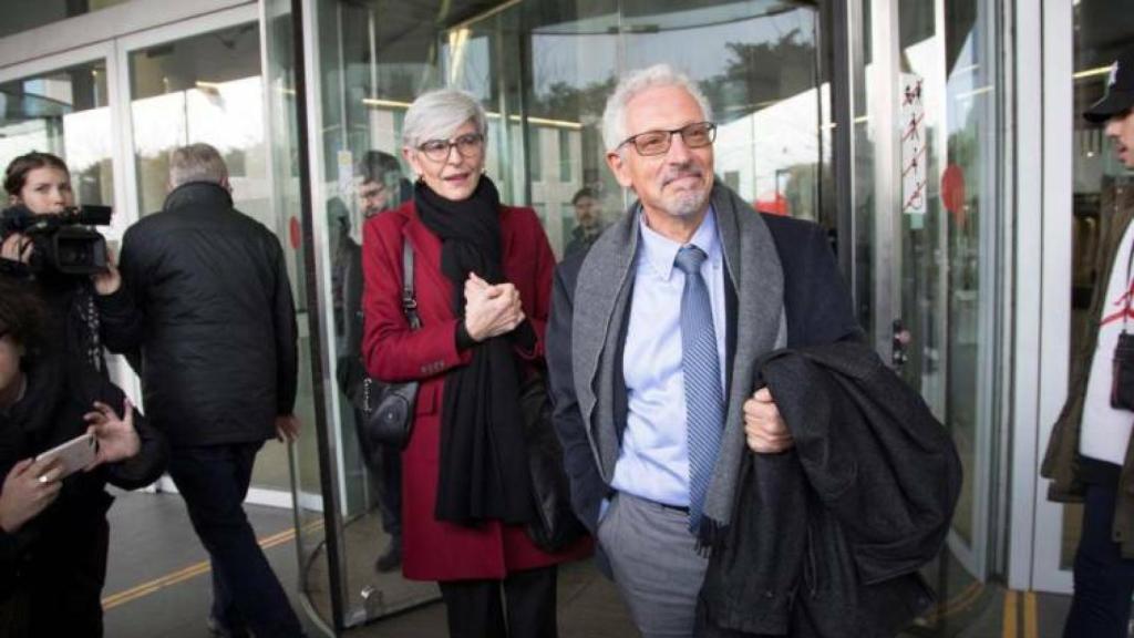 Santiago Vidal, tras su declaración como investigado en el Juzgado 13 de Barcelona./