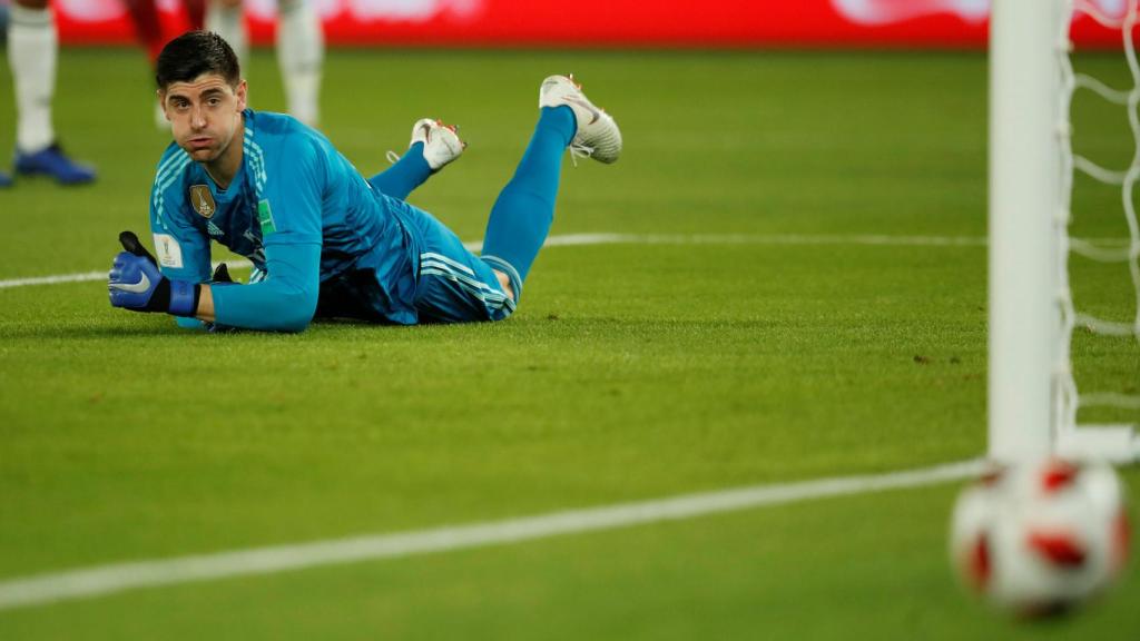 Courtois, tras una ocasión fallada del Kashima