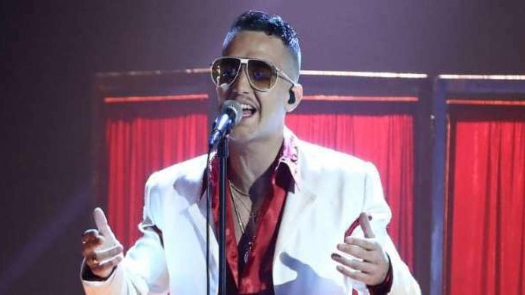 C. Tangana durante su polémica actuación en Operación Triunfo