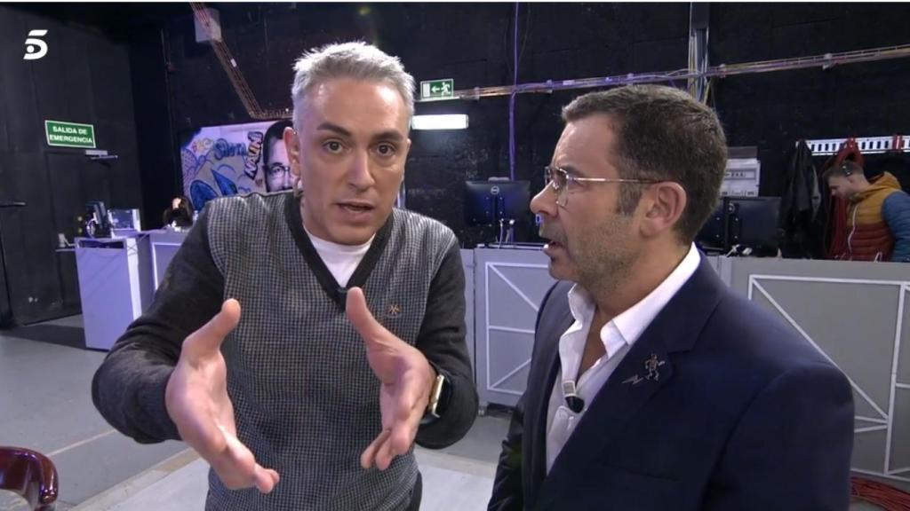 Kiko Hernández y Jorge Javier Vázquez en 'Sálvame Diario'
