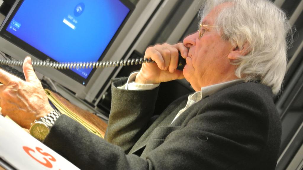 Javier Nart, líder de Ciudadanos en el Parlamento Europeo, en su despacho de Estrasburgo.