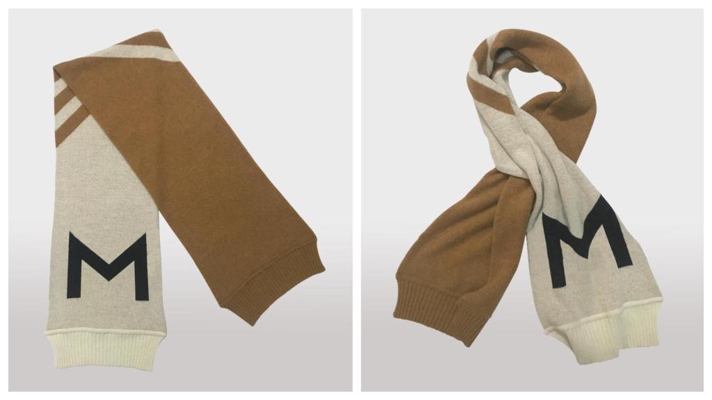 Montaje con las bufandas.