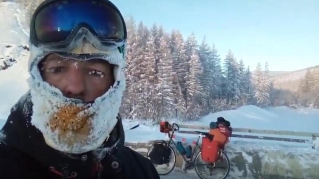 Andrés Abian Pajares, en Siberia