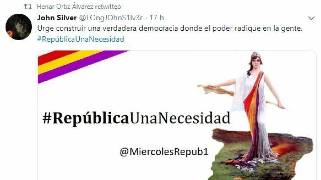 Captura retuit de Henar.