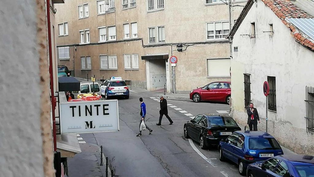 Esquina en la calle de Islas Bermudas donde vivía David Verduras