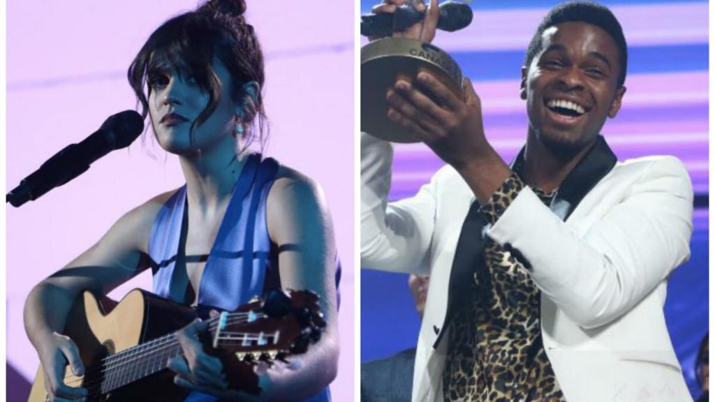 Amaia Romero y Famous en montaje JALEOS.