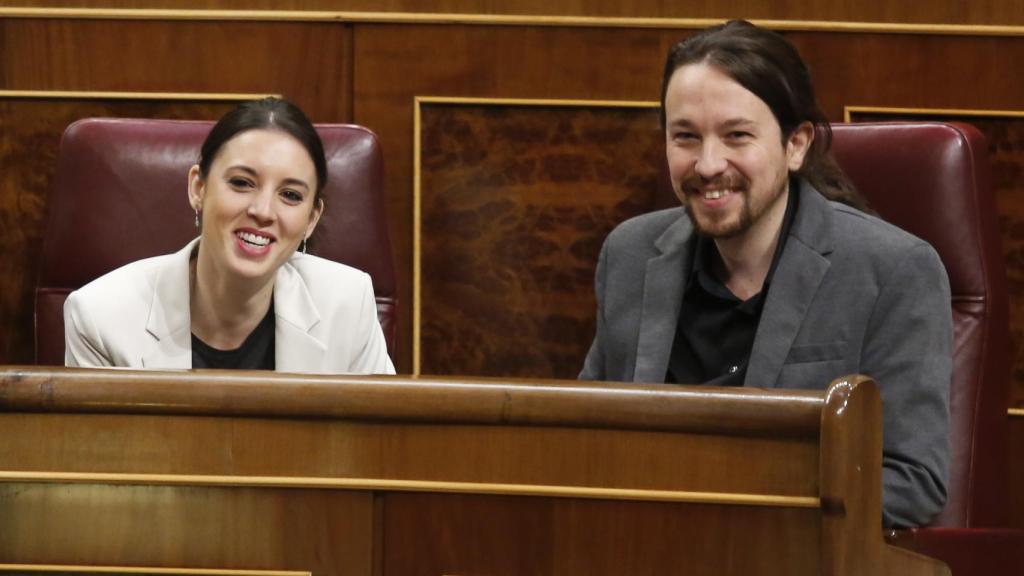 Irene Montero y Pablo Iglesias en una imagen de archivo.