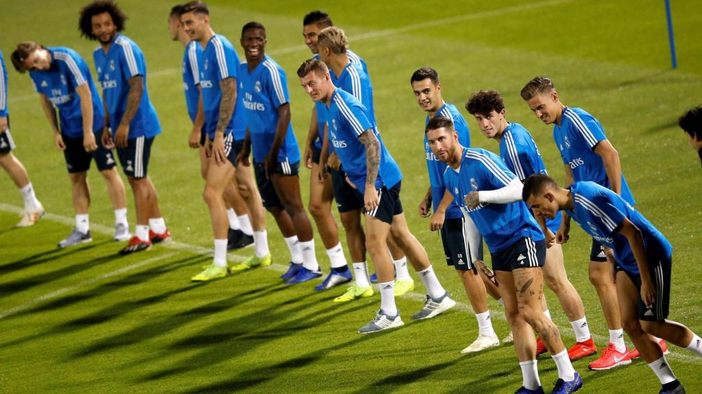 Entrenamiento del Real Madrid