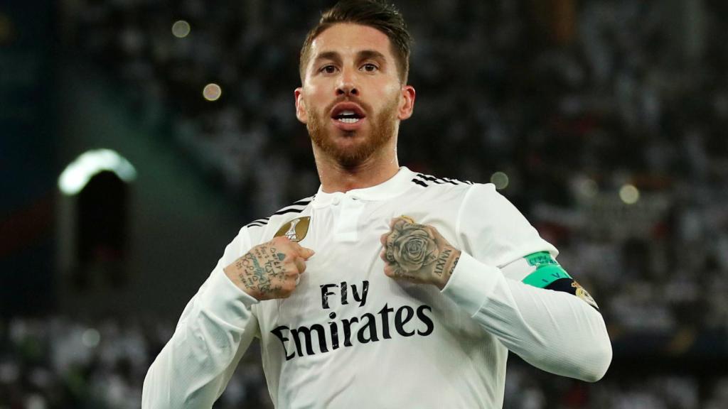 Sergio Ramos marca el tercer gol del Real Madrid al Al Ain